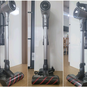 깨끗하게 세척한 LG 코드제로 무선 청소기(33분 연속동작) 이미지