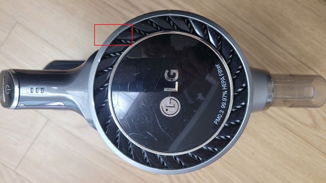 깨끗하게 세척한 LG 코드제로 무선 청소기(33분 연속동작) 이미지