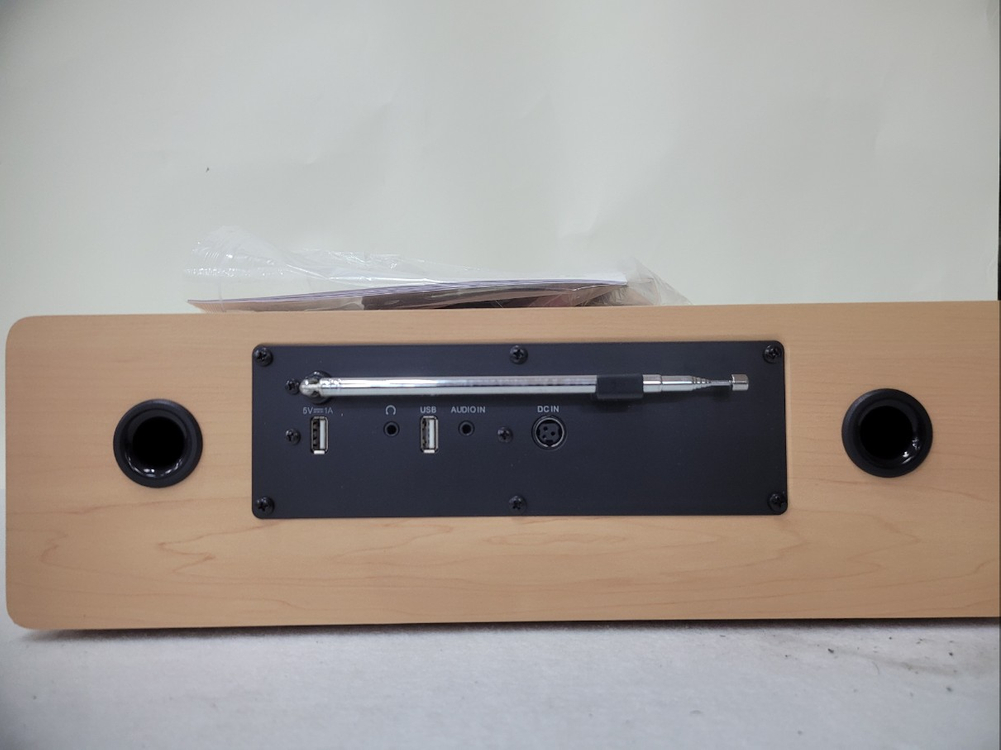 [스피커] 인켈 IK-A370CD 블루투스 오디오 스피커 / 오크 우드 올인원 이미지