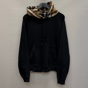 버버리 빈티지 체크 오버사이즈 후드티 ( 여성 오버핏 ) 이미지