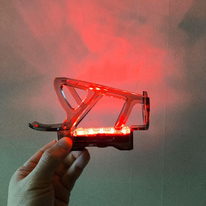 (새상품)자전거 물병 거치대 탈착식 경고등 포함 미니벨로 로드 픽시 이미지