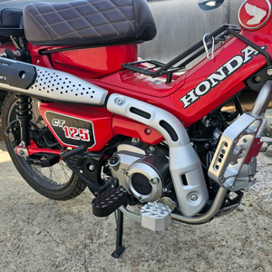 헌터커브 CT125 엔진 가드 브라켓 & 확장가드 좌우 이미지