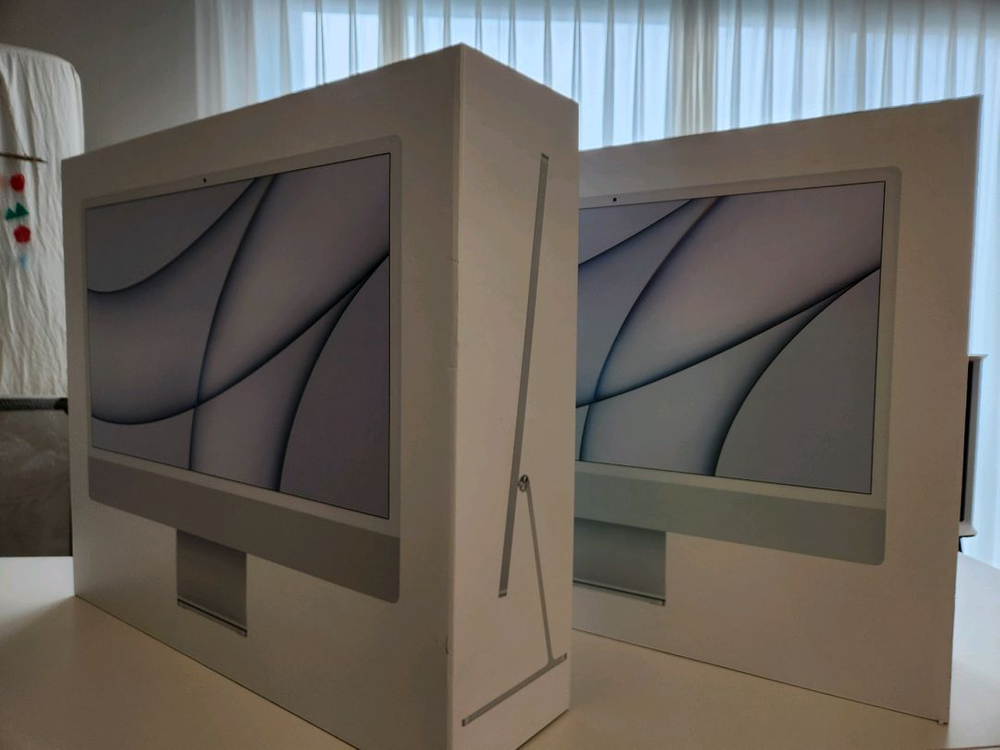 애플 아이맥 24인치 M1 그레이 8GB / 256GB (2021) 이미지