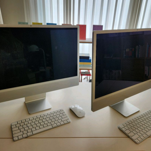 애플 아이맥 24인치 M1 그레이 8GB / 256GB (2021) 이미지