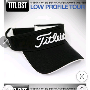 타이틀리스트 로우 프로파일 썬바이저 이미지