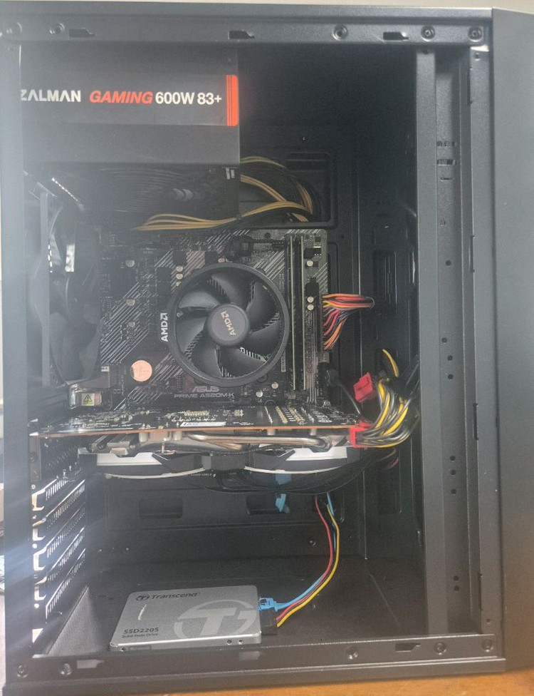 라이젠5600X 16GB RX6600 게이밍본체 판매 이미지