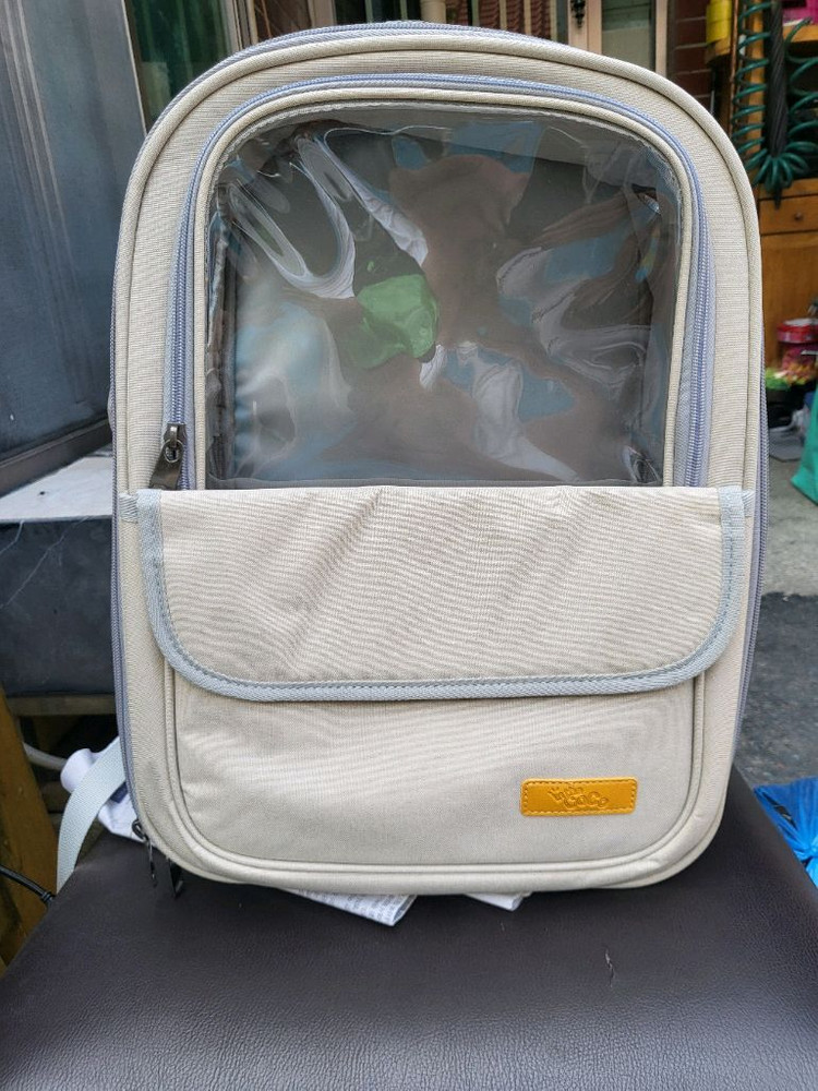 애견가방 애묘가방 백팩 새상품수준 이미지