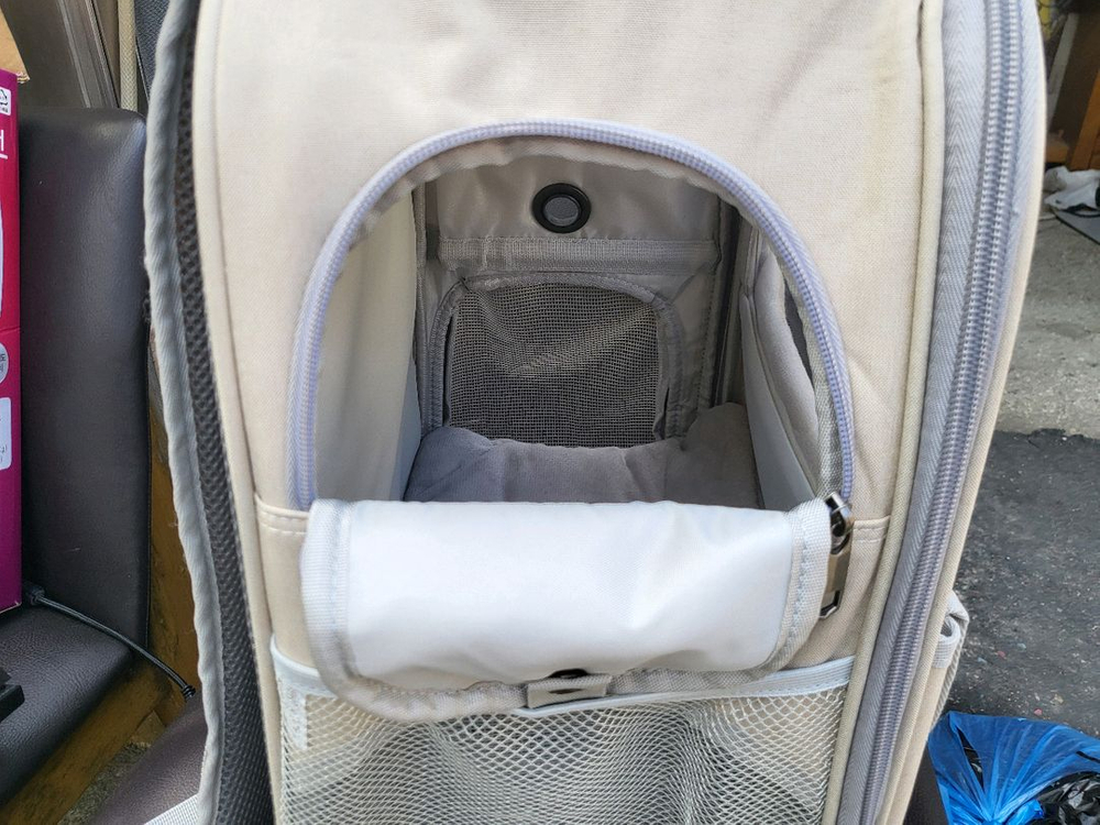 애견가방 애묘가방 백팩 새상품수준 이미지