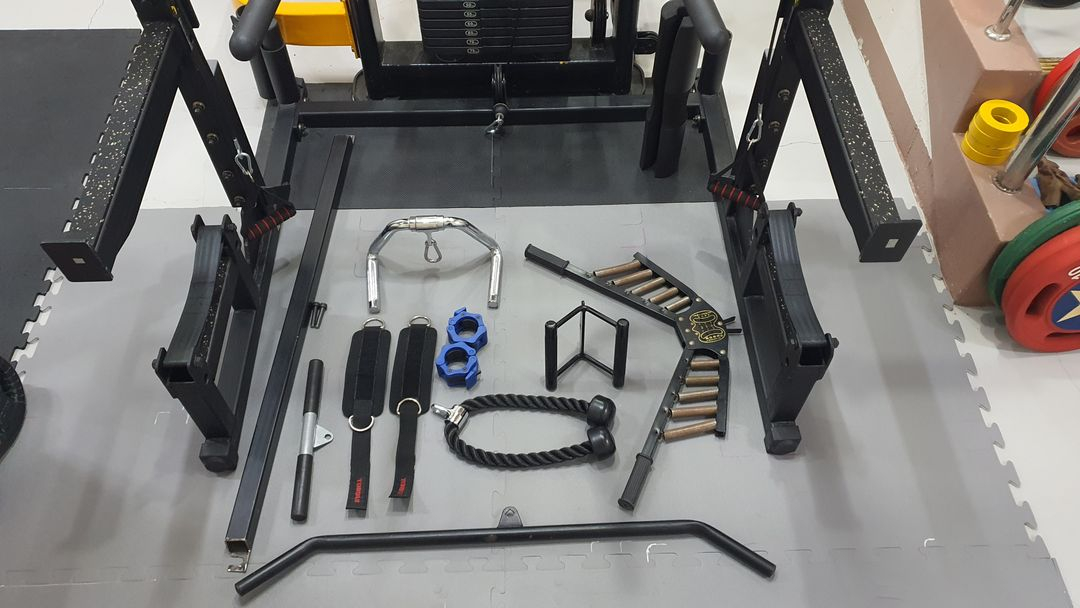 홈짐 멀티랙 운동기구 세트(레그익스텐션 및 레그컬 포함) 이미지