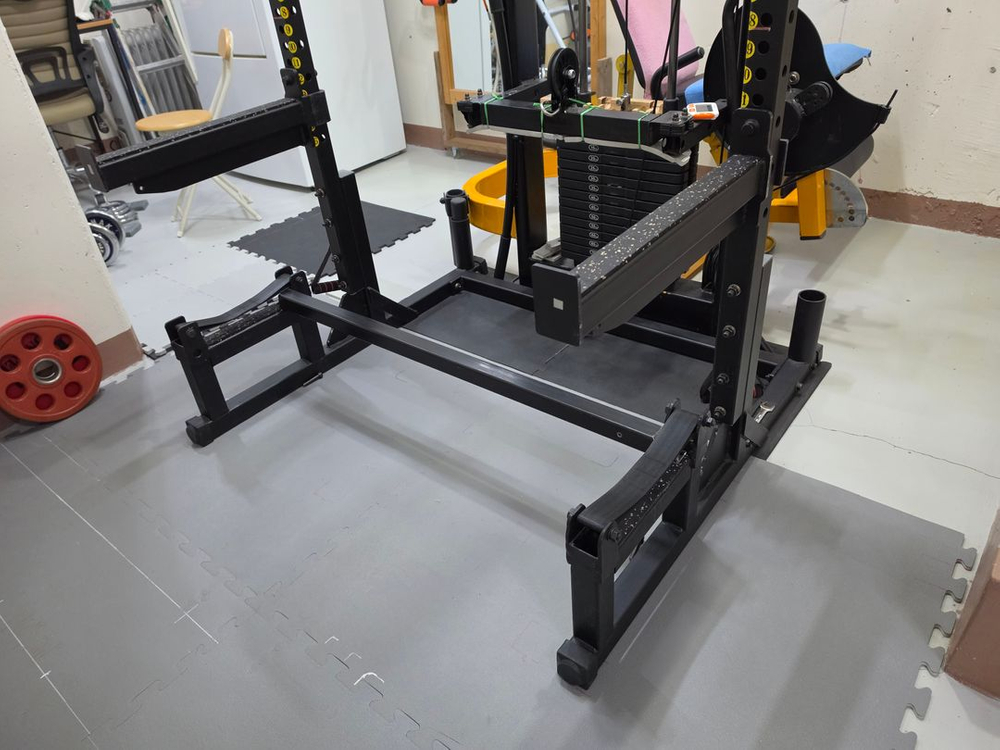 홈짐 멀티랙 운동기구 세트(레그익스텐션 및 레그컬 포함) 이미지