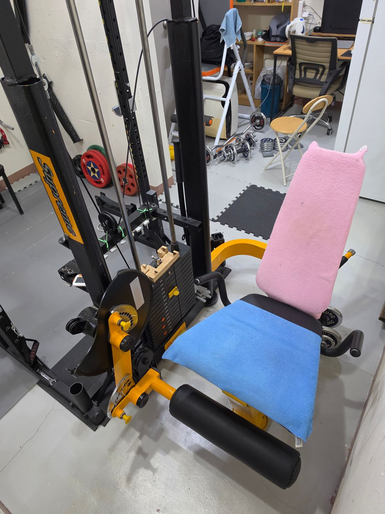 홈짐 멀티랙 운동기구 세트(레그익스텐션 및 레그컬 포함) 이미지