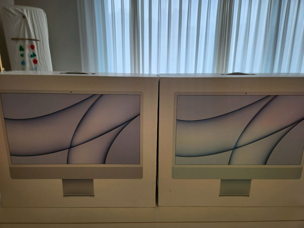 애플 아이맥 24인치 M1 그레이 8GB / 256GB (2021) 이미지