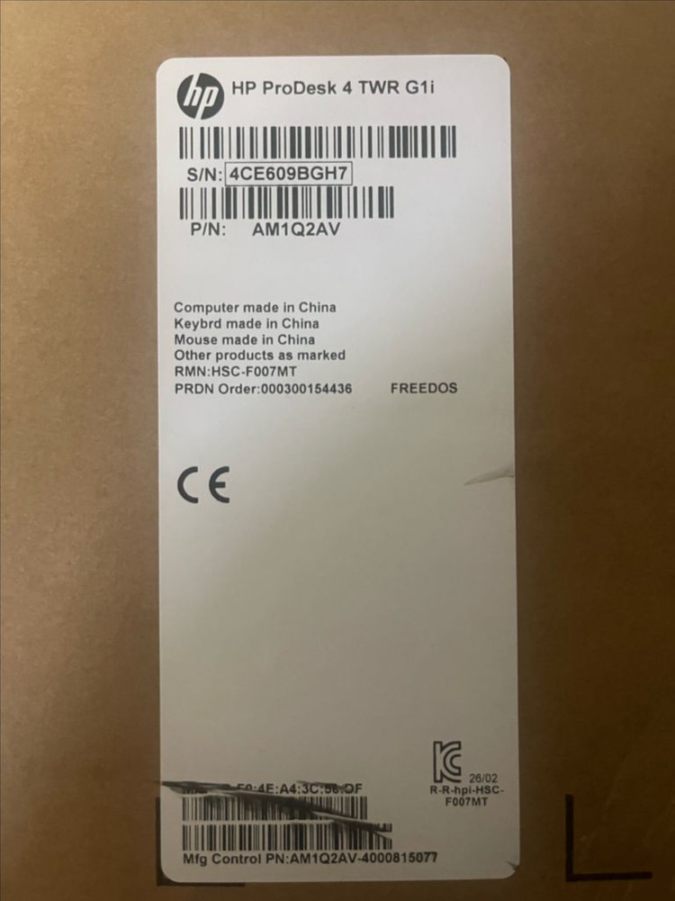 컴퓨터 HP ProDesk 4 Tower G1i 데스크탑 PC본체 이미지