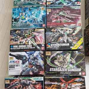 건담 프라모델 가조립 세트 이미지