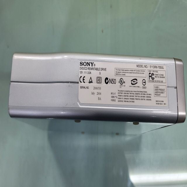 소니 DVD RW 플레이어 DRX-700UL 이미지