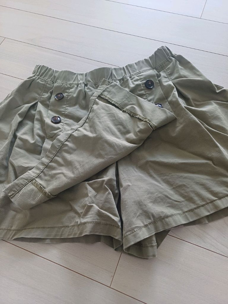 STAFF 140 카키색 큐롯팬츠 이미지