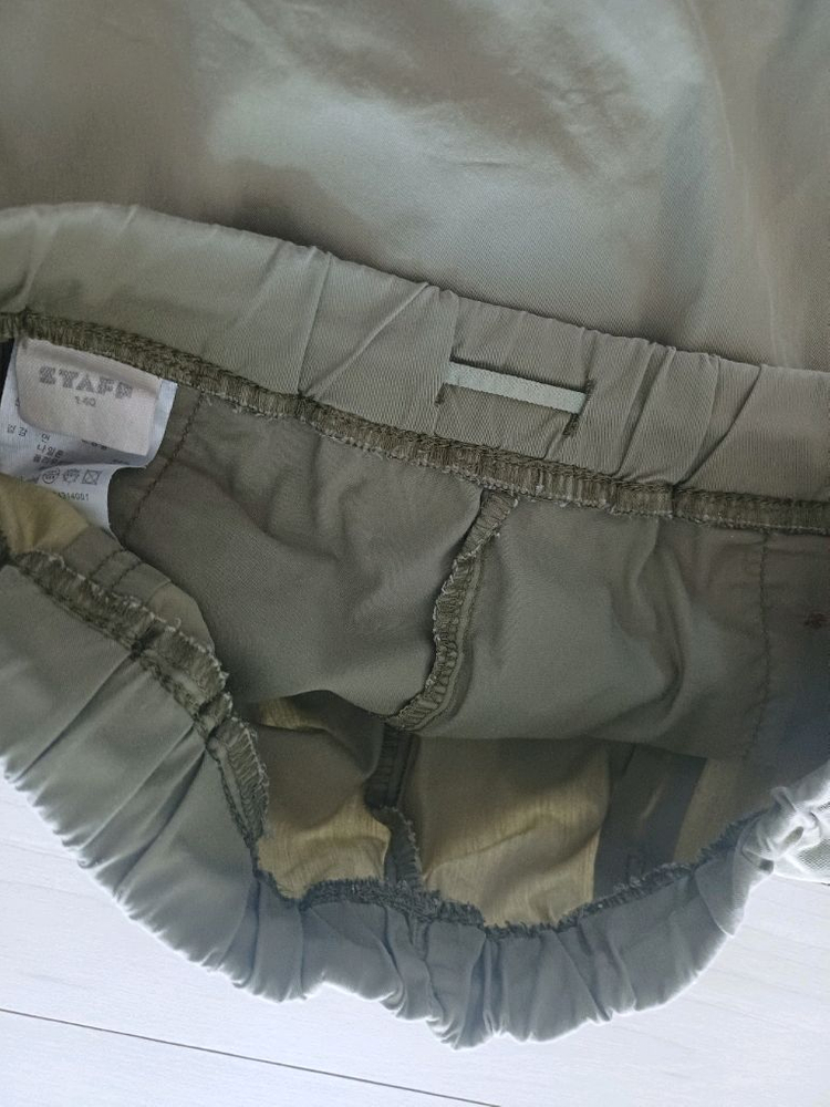 STAFF 140 카키색 큐롯팬츠 이미지