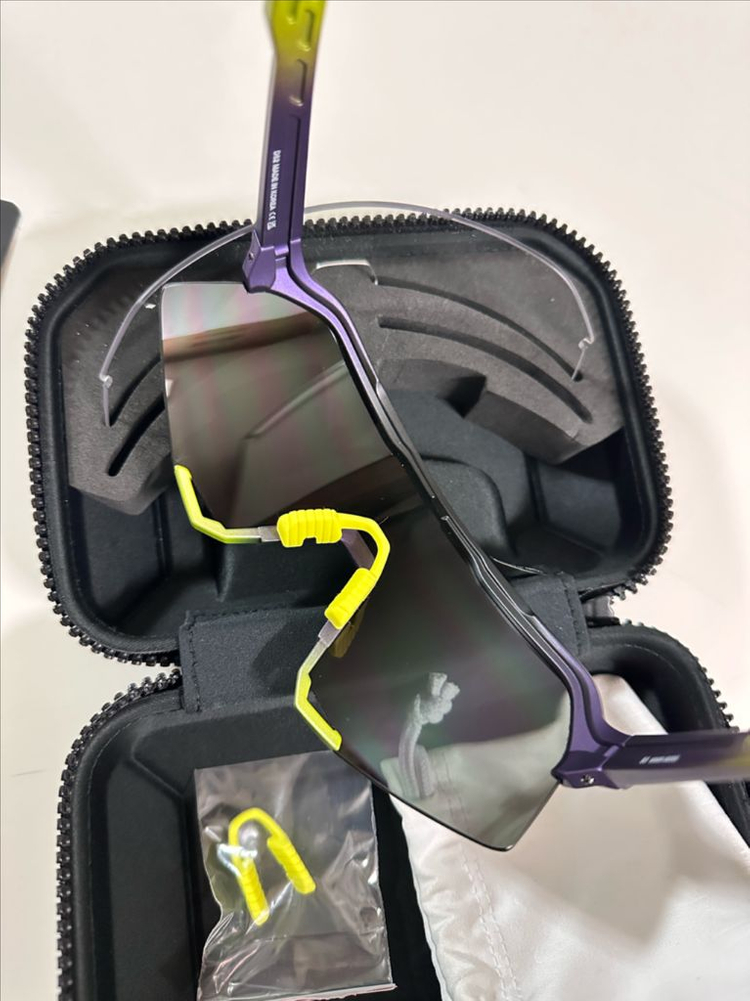 100% S3 스포츠 고글(매트 매탈릭 디지털브라이츠 스모크렌즈) 이미지