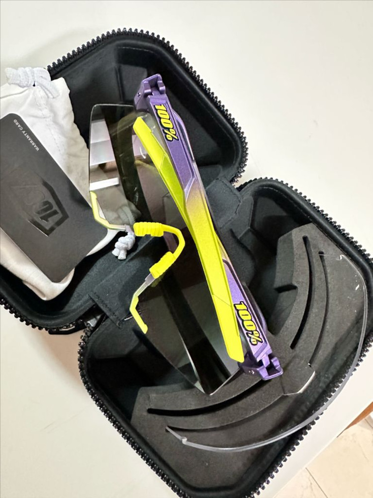 100% S3 스포츠 고글(매트 매탈릭 디지털브라이츠 스모크렌즈) 이미지