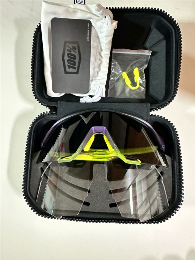 100% S3 스포츠 고글(매트 매탈릭 디지털브라이츠 스모크렌즈) 이미지