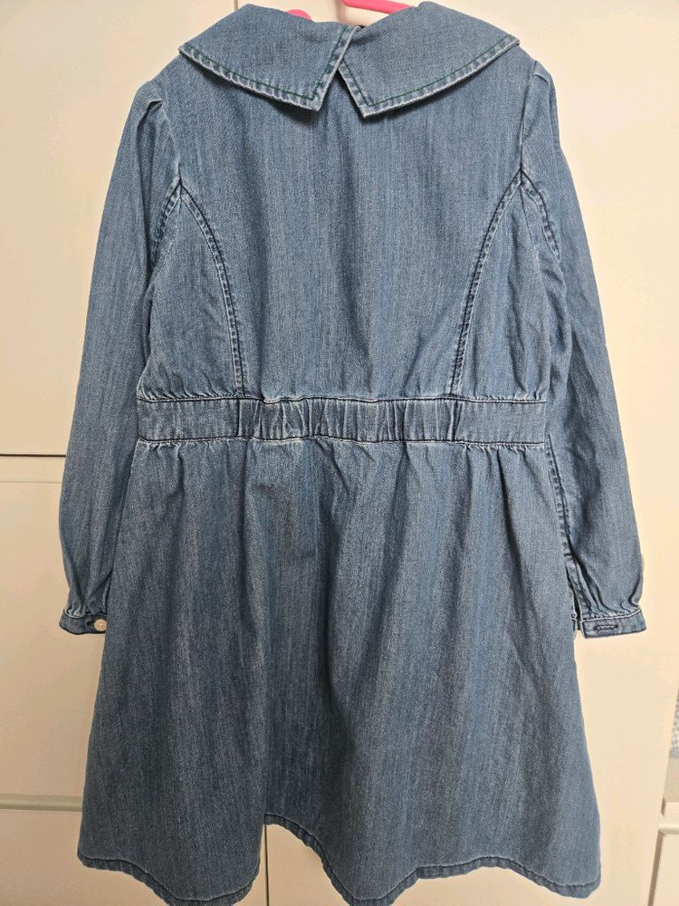 헤지스키즈 여아 데님원피스 130사이즈 이미지
