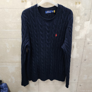 폴로 POLO 정품 남성 꽈배기 니트/105size/상태우수 이미지