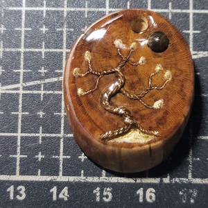 [수공예/희귀] 명리학기반 수제 원목상감 소원성취, 번영, 등용, 출세 기원악세서리 이미지