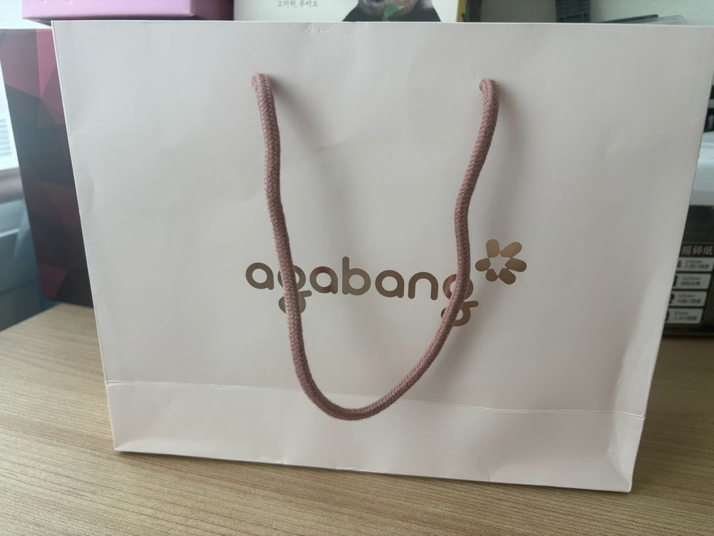 새상품 아가방 캄미키 배냇가운, 손싸개, 발싸개 3종 세트 이미지