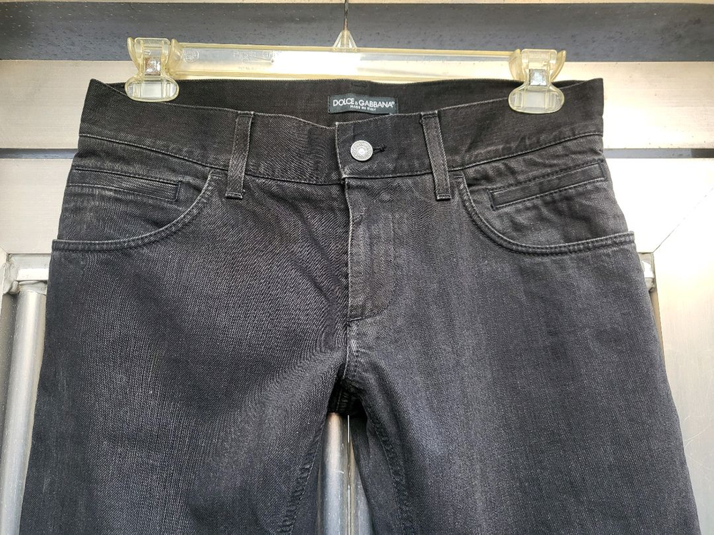 정품 돌체앤가바나 슬림핏 블랙진 31인치 상태최상 이미지