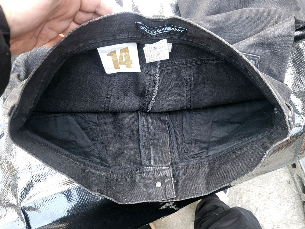 정품 돌체앤가바나 슬림핏 블랙진 31인치 상태최상 이미지