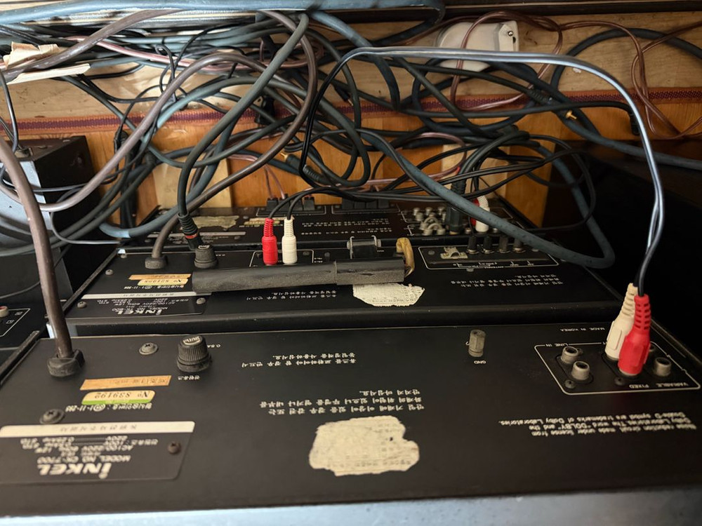 인켈의 스테레오 카세트 데크 CK-770D, 튜너 TK-500, 앰프 AK-650 세트입니다 이미지