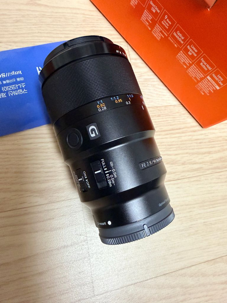 소니 90mm F2.8 매크로 G OSS 렌즈 팔아요.(90마) 이미지