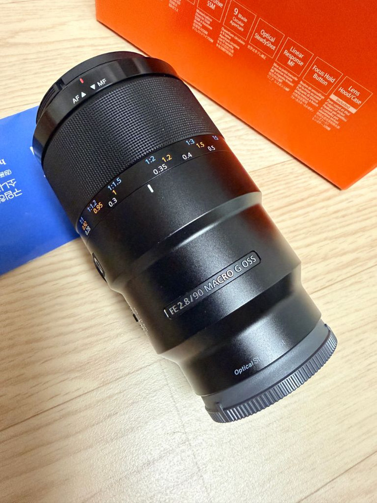 소니 90mm F2.8 매크로 G OSS 렌즈 팔아요.(90마) 이미지