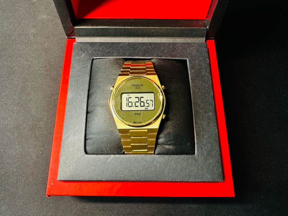 티쏘 PRX 35mm 디지털 금통 쿼츠 시계 판매 (시티즌, 카시오, 세이코) 이미지