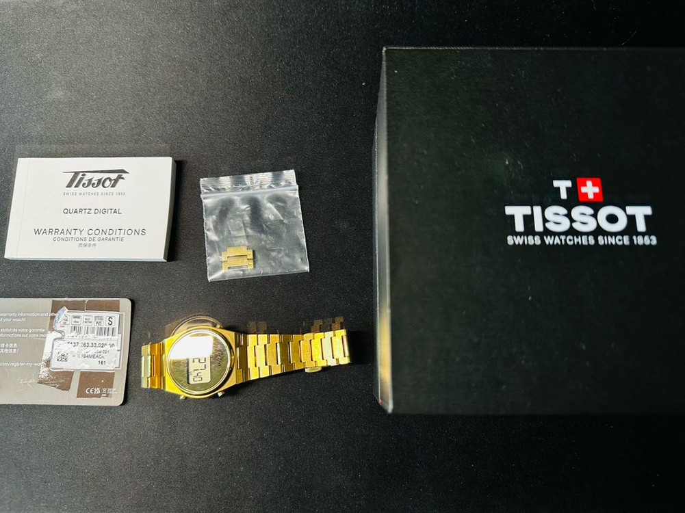 티쏘 PRX 35mm 디지털 금통 쿼츠 시계 판매 (시티즌, 카시오, 세이코) 이미지