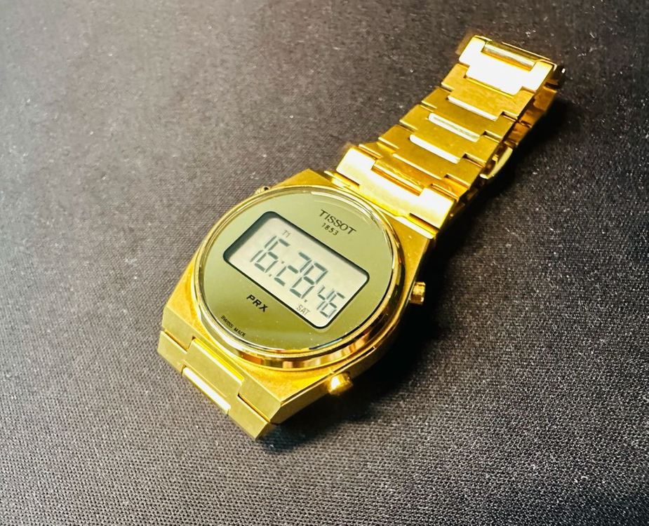 티쏘 PRX 35mm 디지털 금통 쿼츠 시계 판매 (시티즌, 카시오, 세이코) 이미지