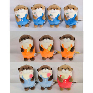 어린이 우소우소짱 수달 인형 키링 볼체인 가방고리 괴담출근 괴출 최요원 이미지