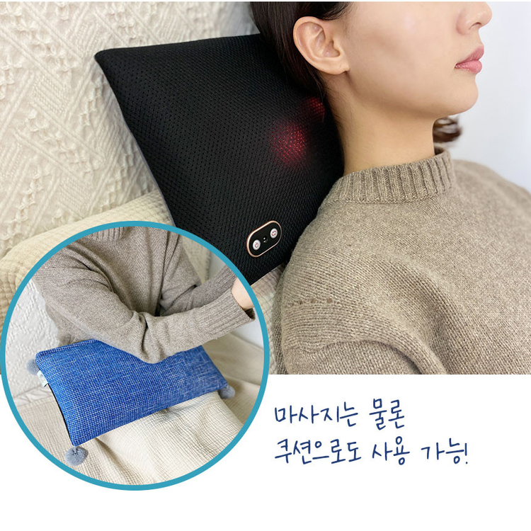[새상품] 무선 베개 목어깨 안마기 마사지기 이미지