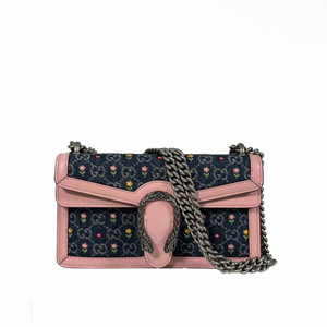 [S] Gucci 구찌 여성 디오니소스 플로럴 데님 숄더 크로스백 스몰 이미지