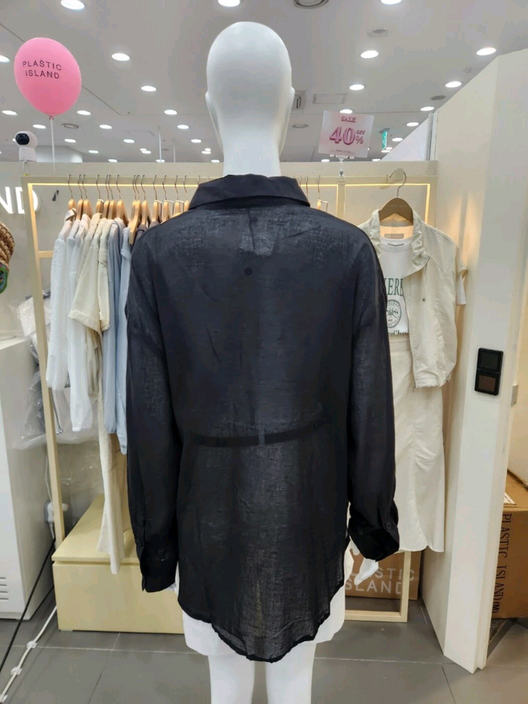 플라스틱아일랜드 2024SS 루즈핏 셔츠 블라우스 이미지