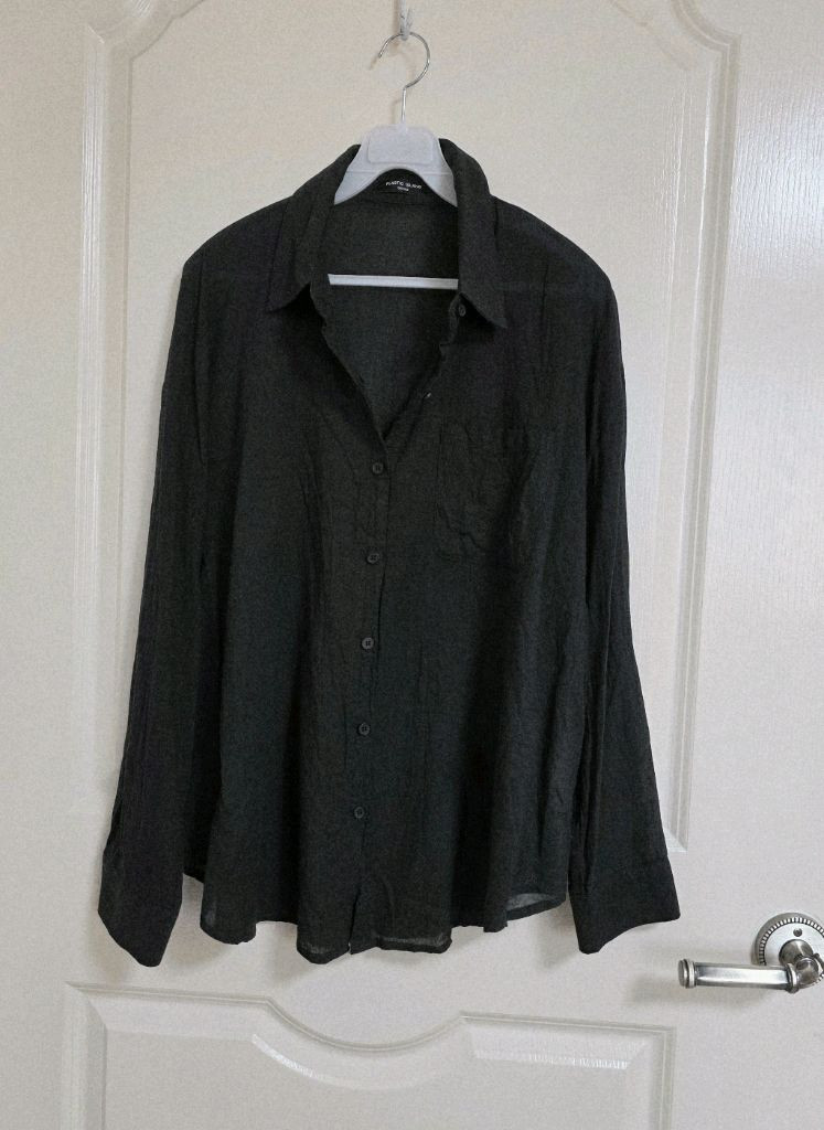 플라스틱아일랜드 2024SS 루즈핏 셔츠 블라우스 이미지