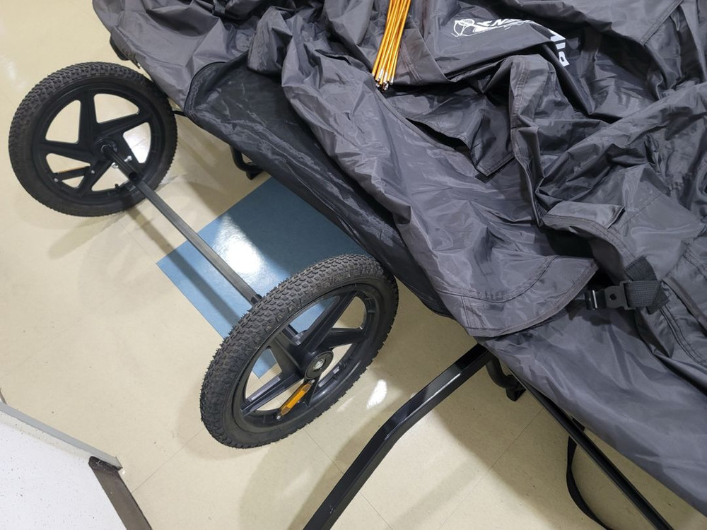 자전거 스쿠터 캠핑 1인용 트레일러 바이크 텐트 BIKE TENT 이미지