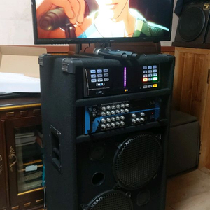 이동식 노래방 반주기 풀세트 이미지