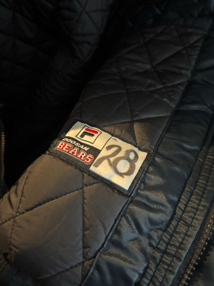 (선수실착) 2017 두산베어스 동계점퍼 + 모자 이미지