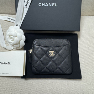 샤넬 클래식 캐비어 지퍼 카드지갑 새제품 AP2061 이미지