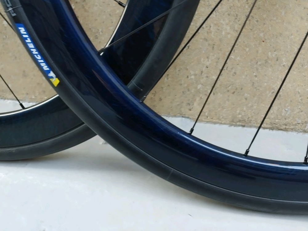 A급 )) 파스포츠 카제 KAZE 커스텀 튜블리스 디스크 50미리 카본 휠셋 팝니다(DT350허브) 60만 이미지