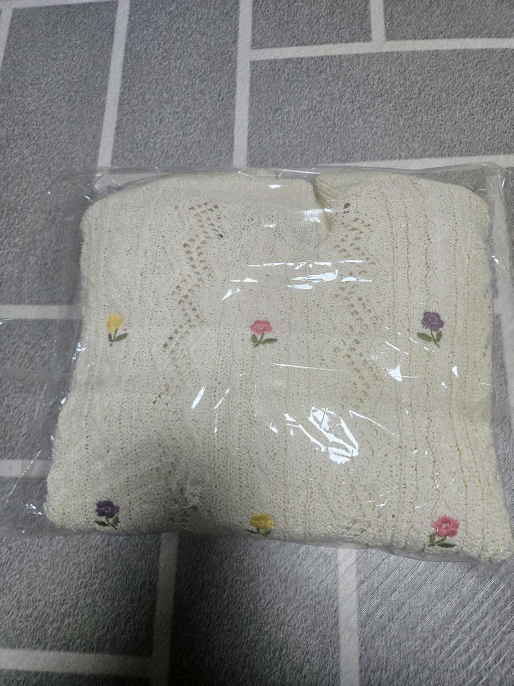 자라 꽃 자수 가디건m 이미지