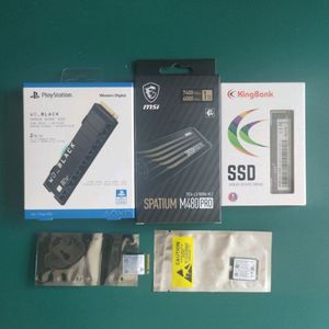WD 2TB SN850 NVMe SSD, MSI M480 PRO 1TB 미개봉 이미지