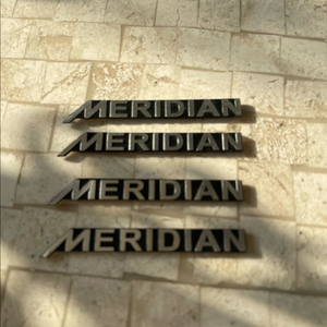 메르디앙 오디오 메탈스티커 4pcs 이미지