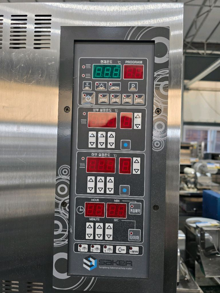 성동 세이커 데크오븐 2매 3단(2단 돌+스팀) 이미지